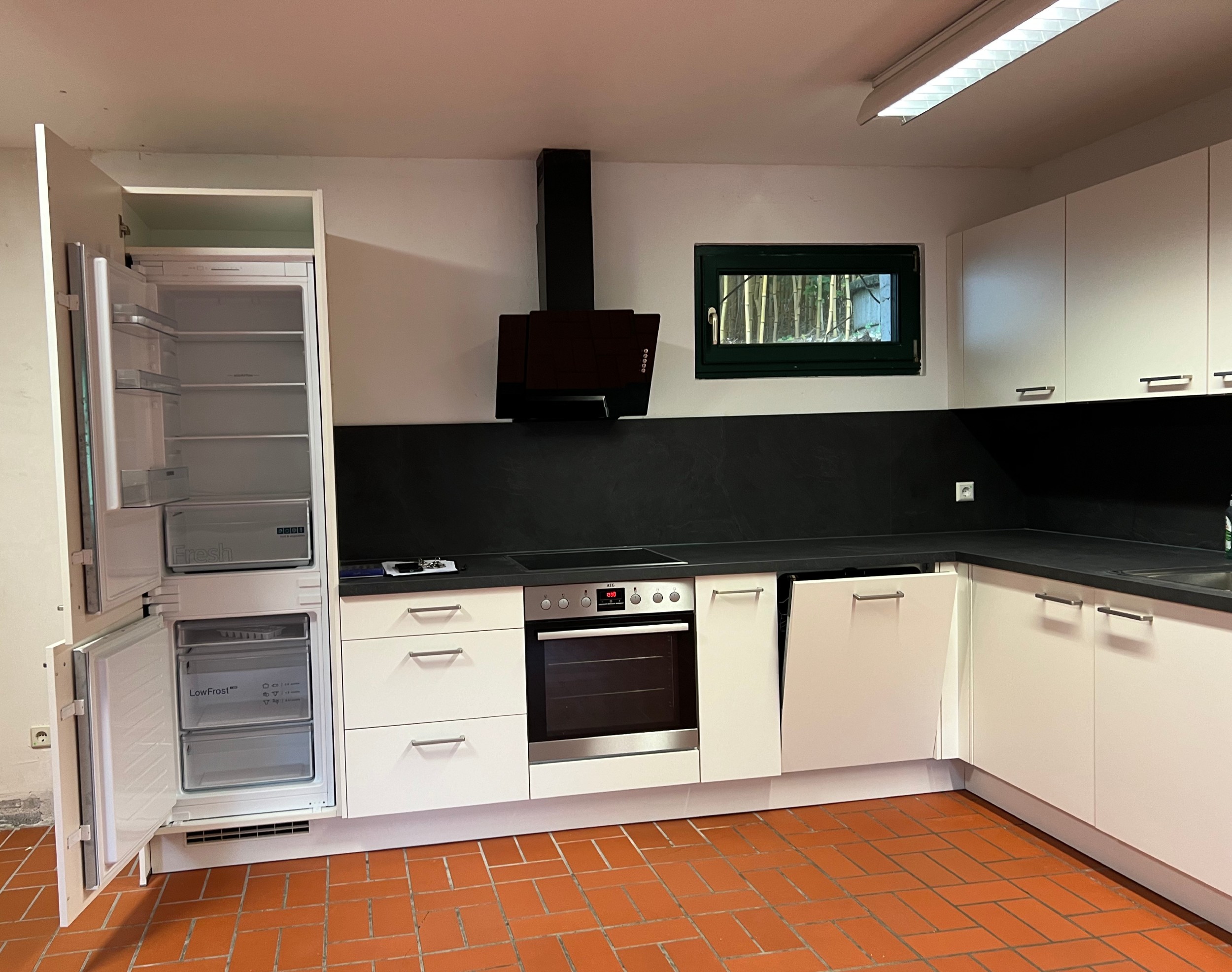 Kitchen and living area 1